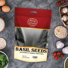 Spicy World basil seeds add subtle crunch to cooking and desserts