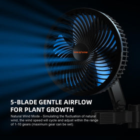 Spider Farmer IP54 weatherproof clip fan resists humidity in tents