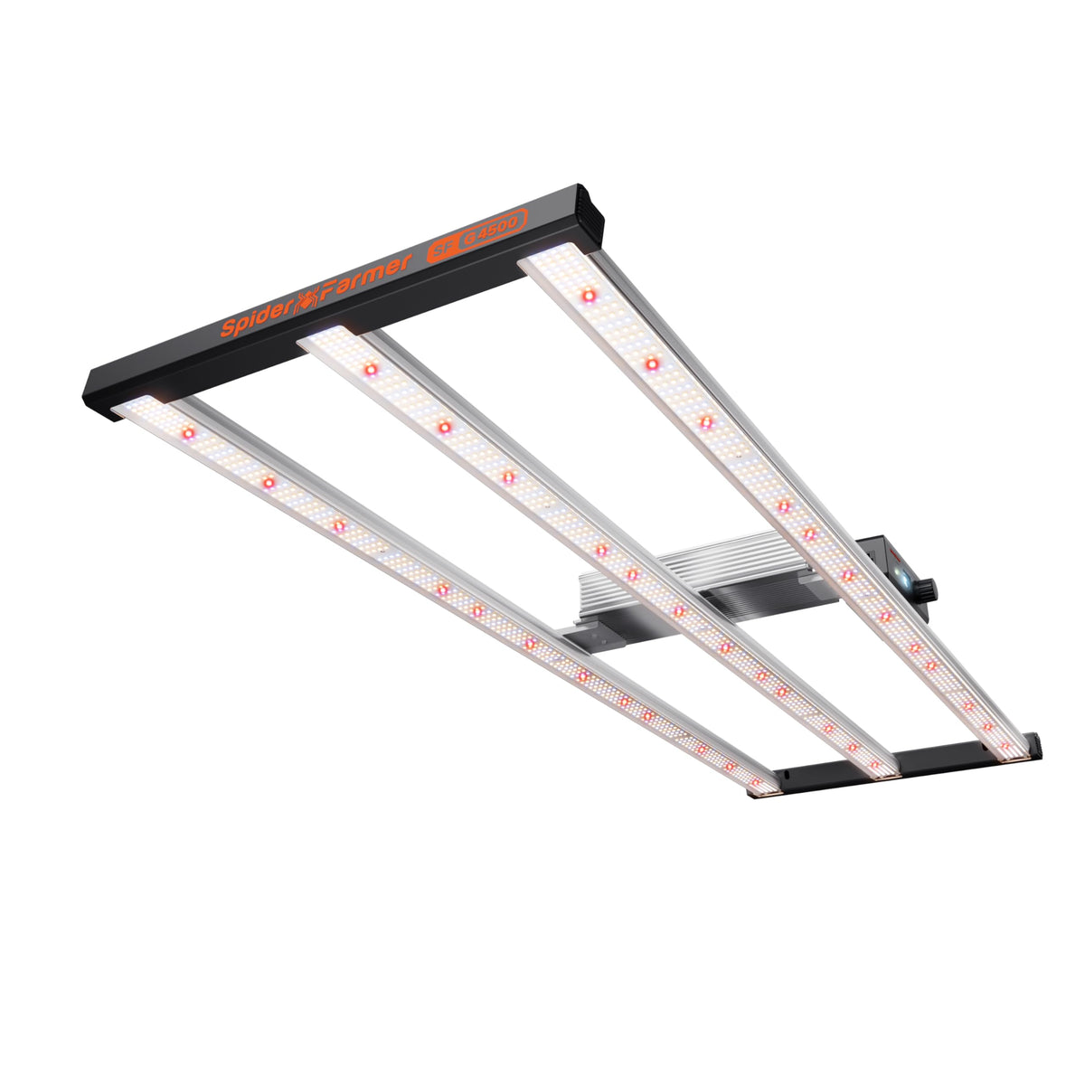 Spider Farmer G4500 LED bar front view for uniform canopy coverage