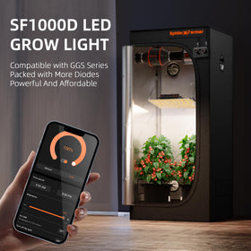 Spider Farmer SF1000D includes a 5-year warranty for long-term reliability.