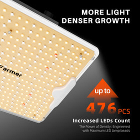 SF1000D new-gen diodes provide even canopy penetration for lush indoor plants.