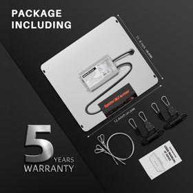 Waterproof LED board on SF1000D enhances durability in humid tents.
