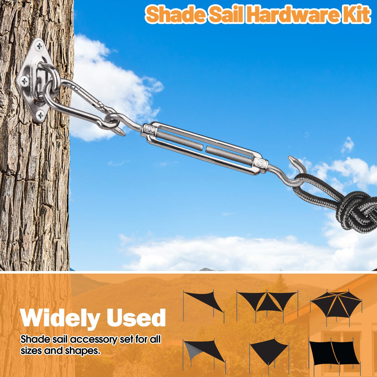 Spiglamm screws and plastic expansions: quick, secure mounting for canopies