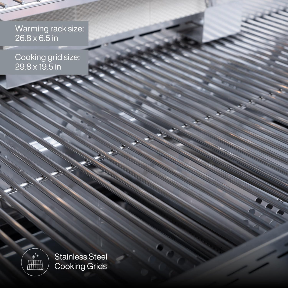 SPIRE Premium 750 square inches of cooking space supports large gatherings.