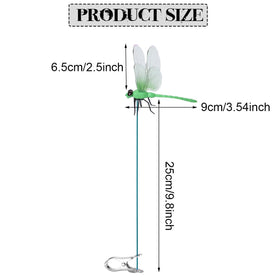 Spiritlele dragonfly garden stakes for outdoor decor and insect deterrence