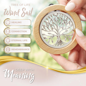 Spiritwind sympathy card with poem offers comforting messaging inside.
