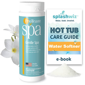 SplashWiz ProTeam Gentle Spa bottle pour, for easier application and softer water