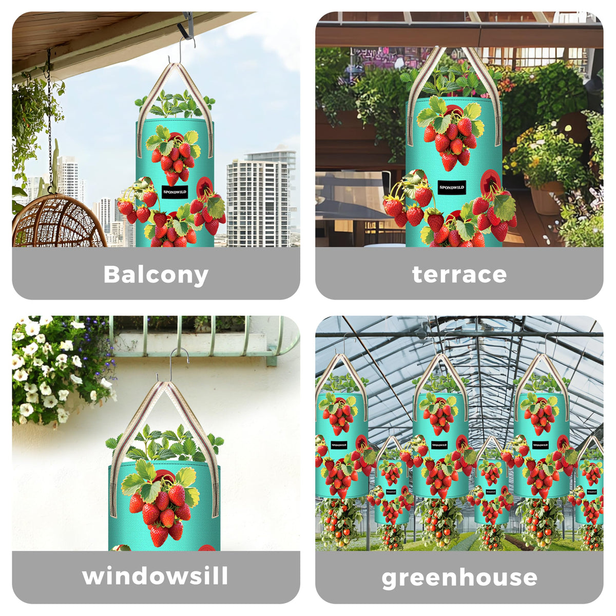 SPONDWILD 3-pack provides vertical gardening options for compact spaces.