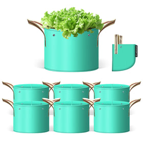 SPONDWILD 7 Pcs 20 Gallon Grow Bags ready for versatile vegetable and fruit gardening