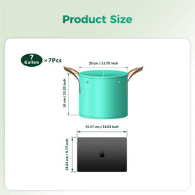 SPONDWILD grow bag demonstrates bottom drainage holes for healthy moisture control