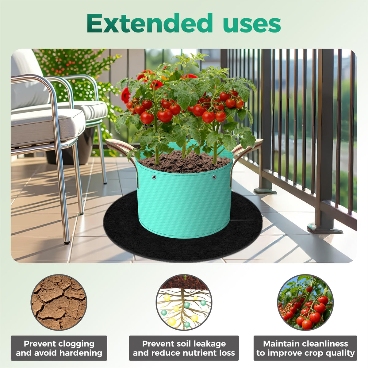 SPONDWILD eco-friendly degradable material emphasizing sustainable landscaping.