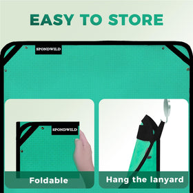 SPONDWILD foldable mat storage and portability for indoor or outdoor use.