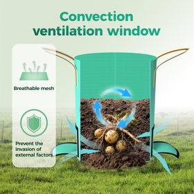 SPONDWILD hinged harvest windows for clean harvesting