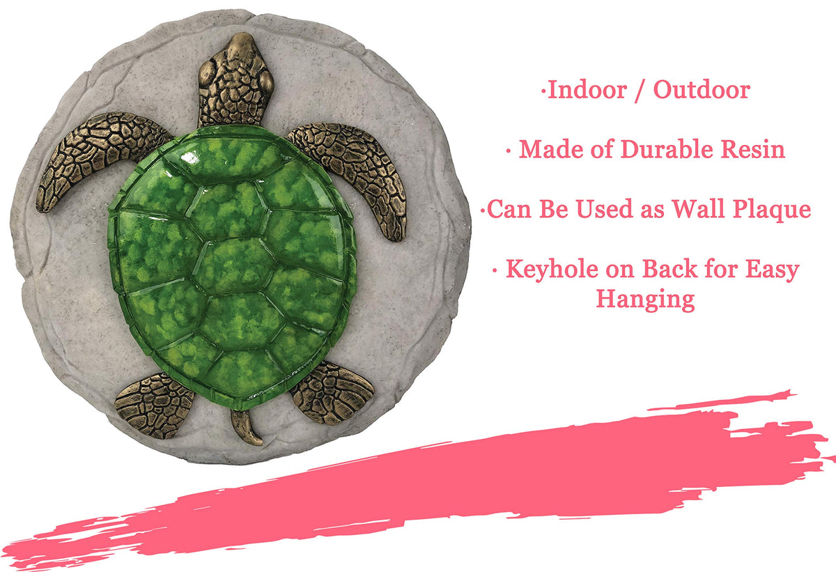 Spoontiques 9-5/8 inch stepping stone provides sturdy garden accent with lasting color