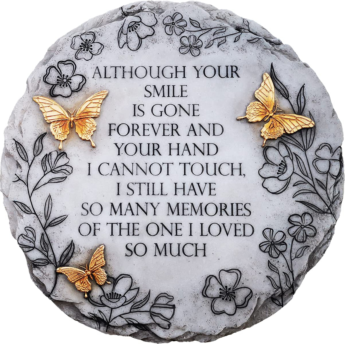 Spoontiques bronze butterfly stepping stone brightens gardens and welcomes guests outdoors