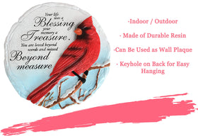 Spoontiques Durable Resin Outdoor Stone resists weather and water damage.