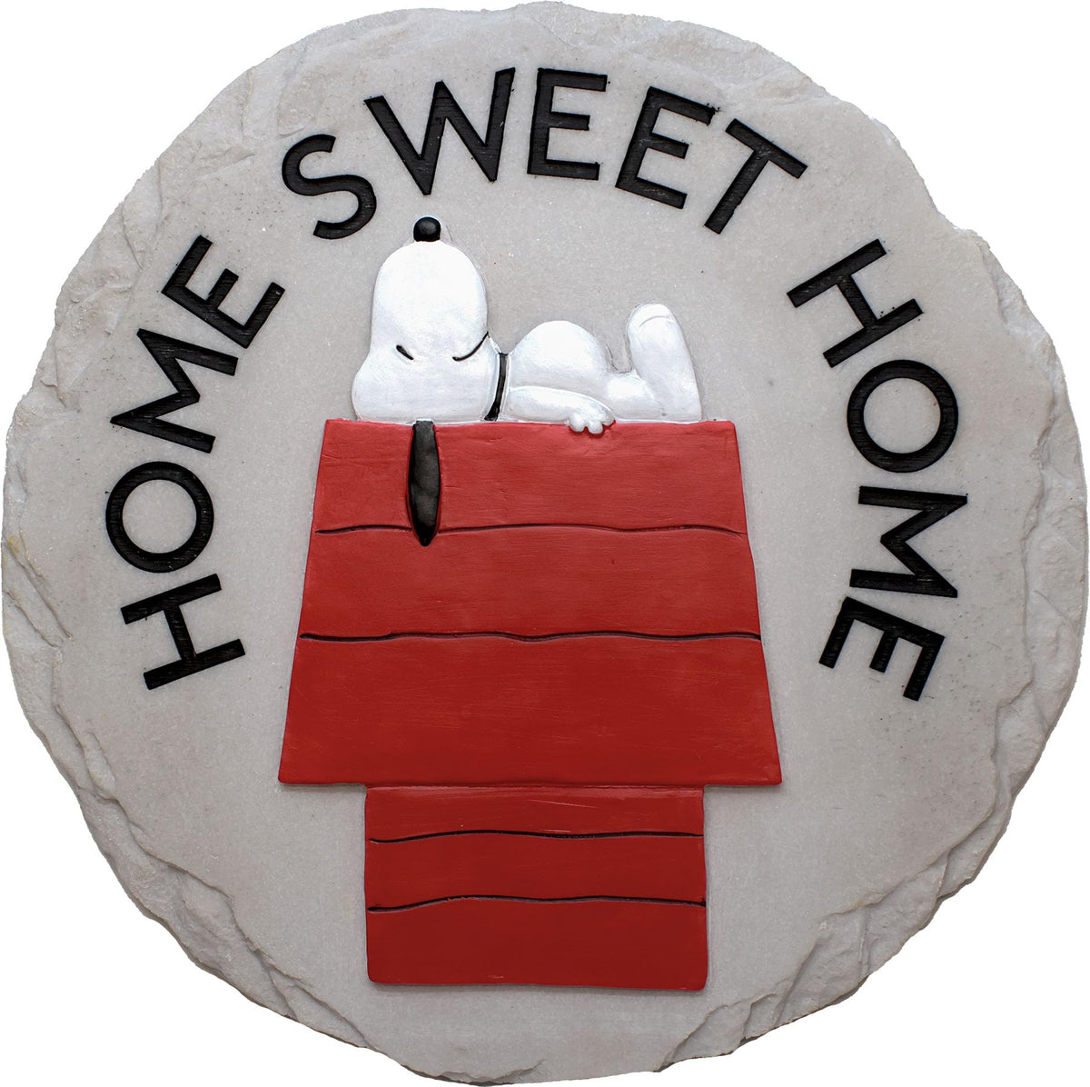 Spoontiques Peanuts stepping stone adds cheerful garden charm and durable outdoor decor for walkways