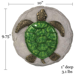 Spoontiques turtle garden decor includes hardware for hanging as wall plaque