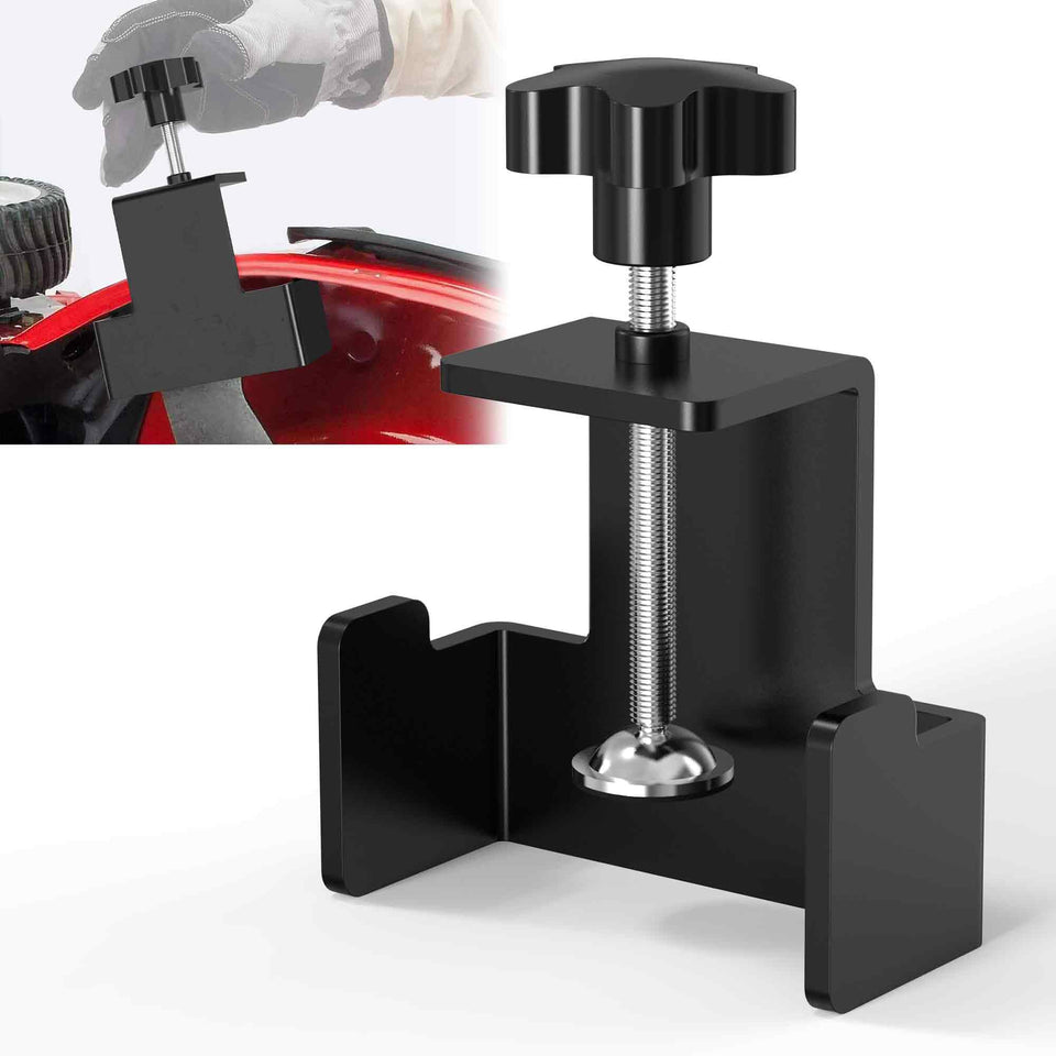 SporGain blade removal tool with easy-turn button for quick blade changes.