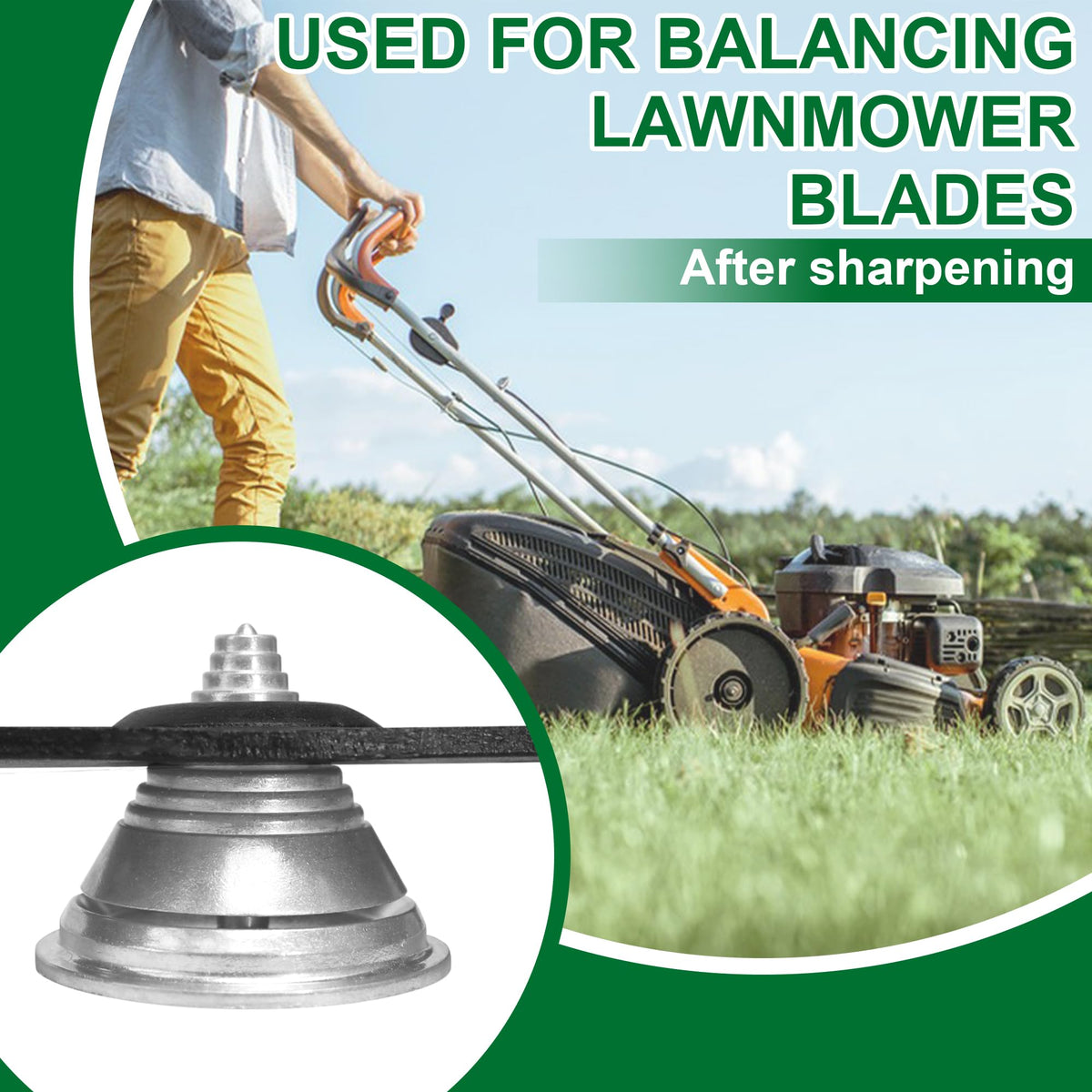 SporGain compatible with most blades for easy universal balancing.