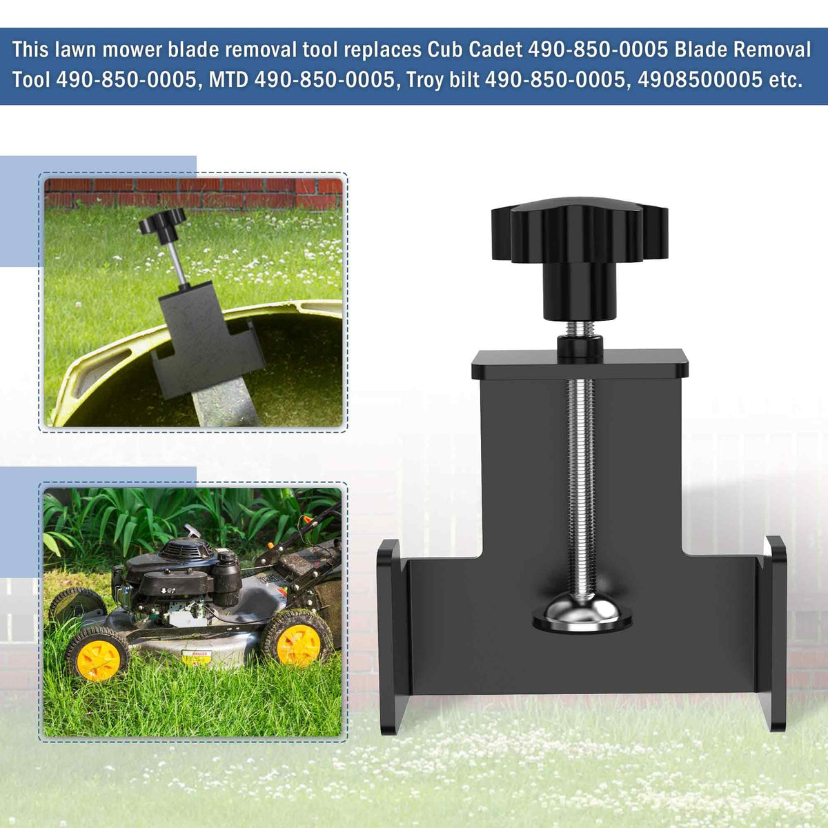 SporGain durable tool suitable for walk-behind and riding mowers.