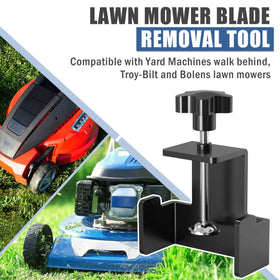 SporGain easy-to-use tool supports safe blade removal on 42-inch decks.