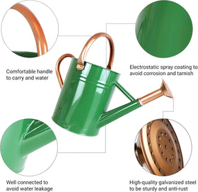 Sporgard retro-style watering can adds farmhouse charm to your garden.