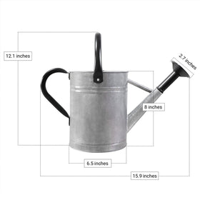 Sporgard sprinkler head delivers gentle, even water distribution for pots.