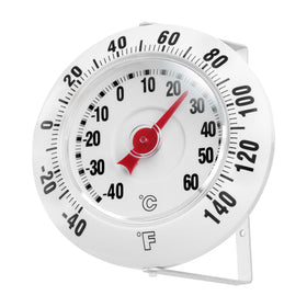 SPOROLWE outdoor thermometer with 360° rotating dial for easy angle readability