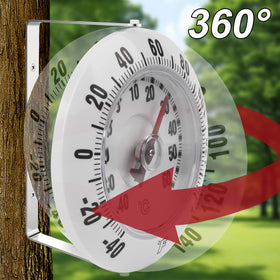 SPOROLWE dual-scale dial with bold red pointer enables fast yard readings