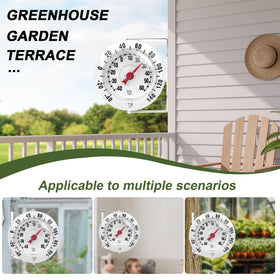 SPOROLWE thermometer monitoring frost risk in greenhouse or yard