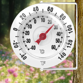 SPOROLWE thermostat mounted on wall bracket for fence or shed installation