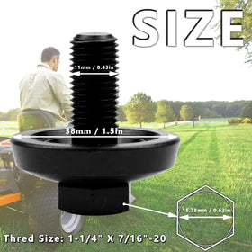 Close-up of curved-top washer ensuring even load distribution and secure fit.