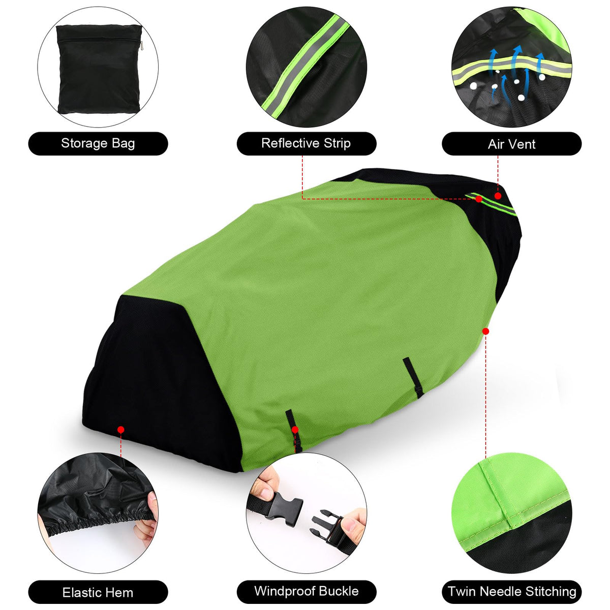 Sportuli universal-fit mower cover on a 54-inch deck offering full protection