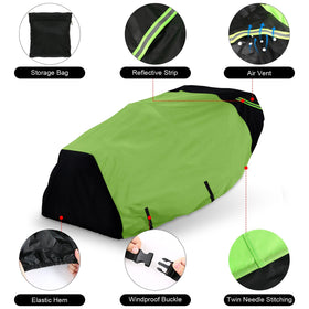 Sportuli universal-fit mower cover on a 54-inch deck offering full protection
