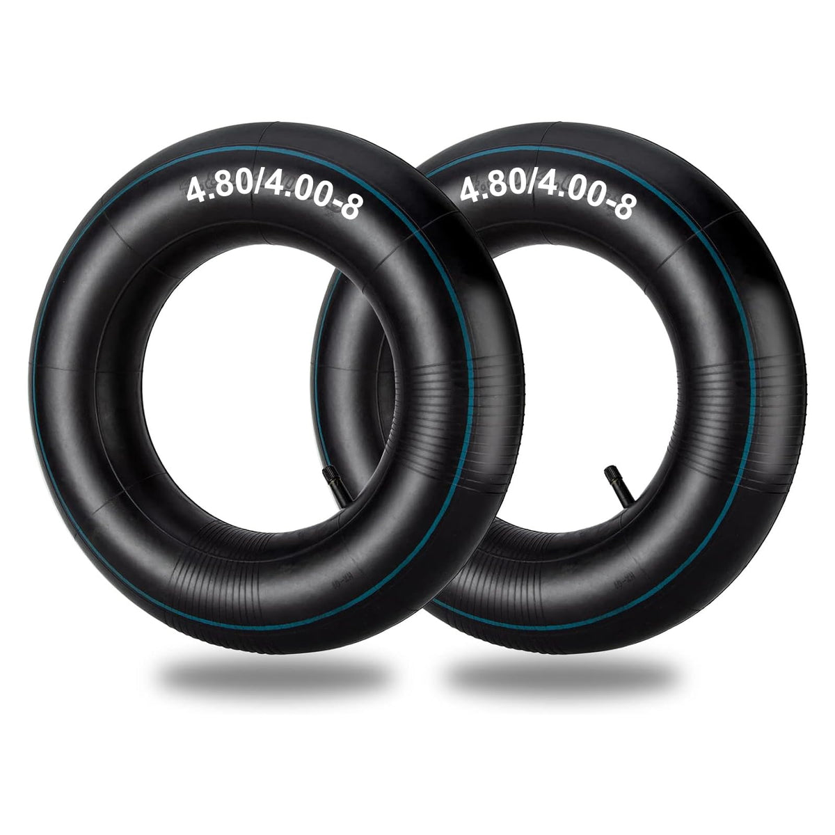 SPORTYOUTH 4.80/4.00-8 inner tubes, two-pack for wheelbarrows and mowers.