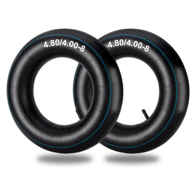 SPORTYOUTH 4.80/4.00-8 inner tubes, two-pack for wheelbarrows and mowers.