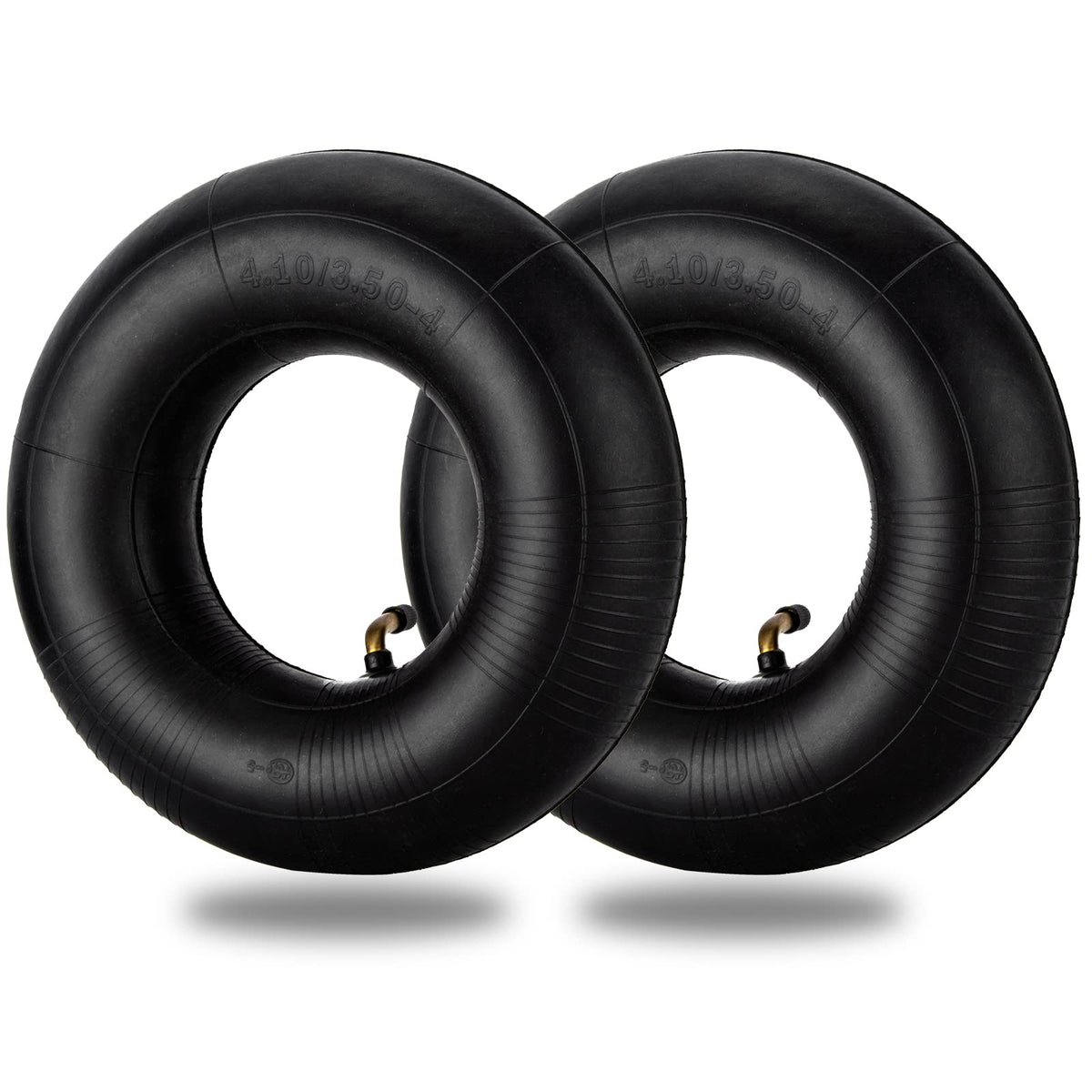 SPORTYOUTH 410-350-4 inner tube two-pack for lawn gear, ready to replace a flat.