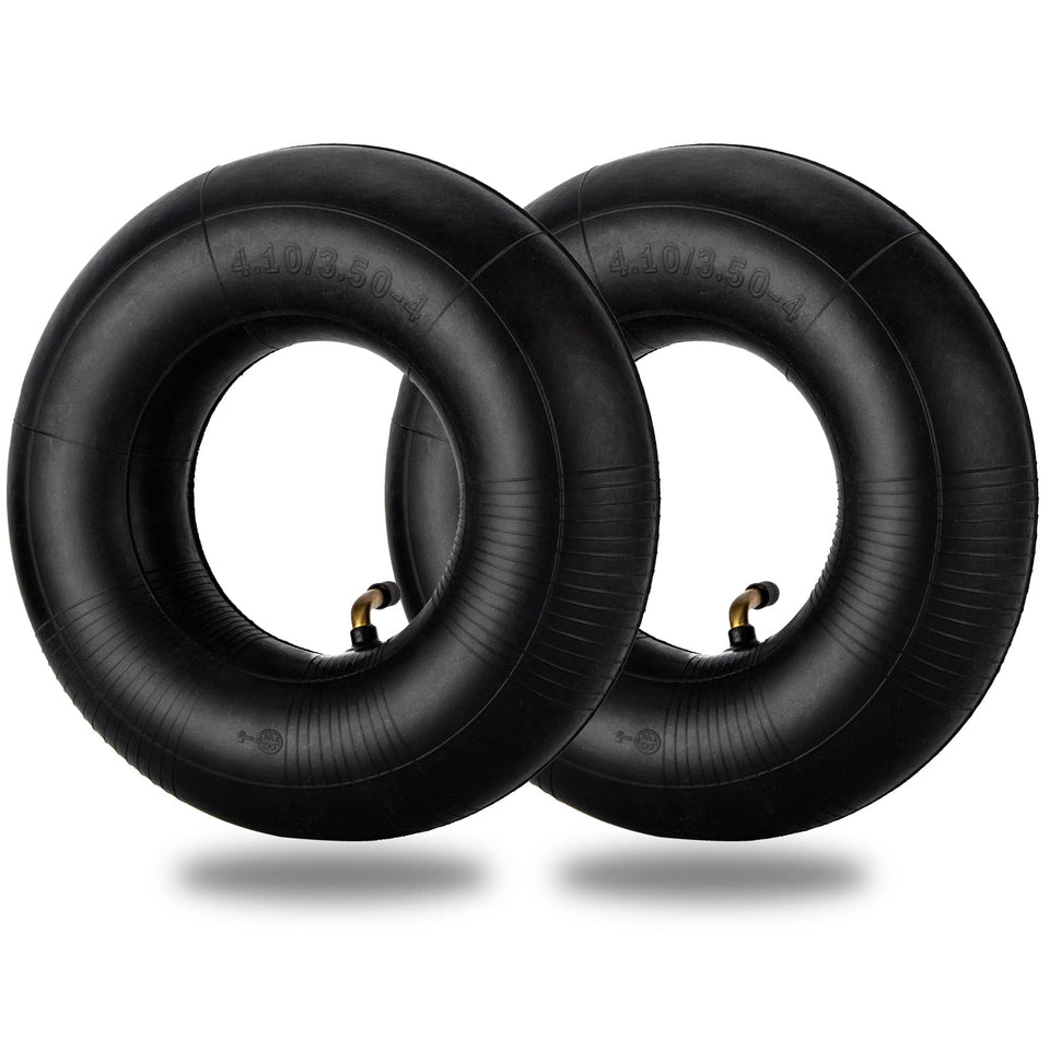 SPORTYOUTH 410-350-4 inner tube two-pack for lawn gear, ready to replace a flat.