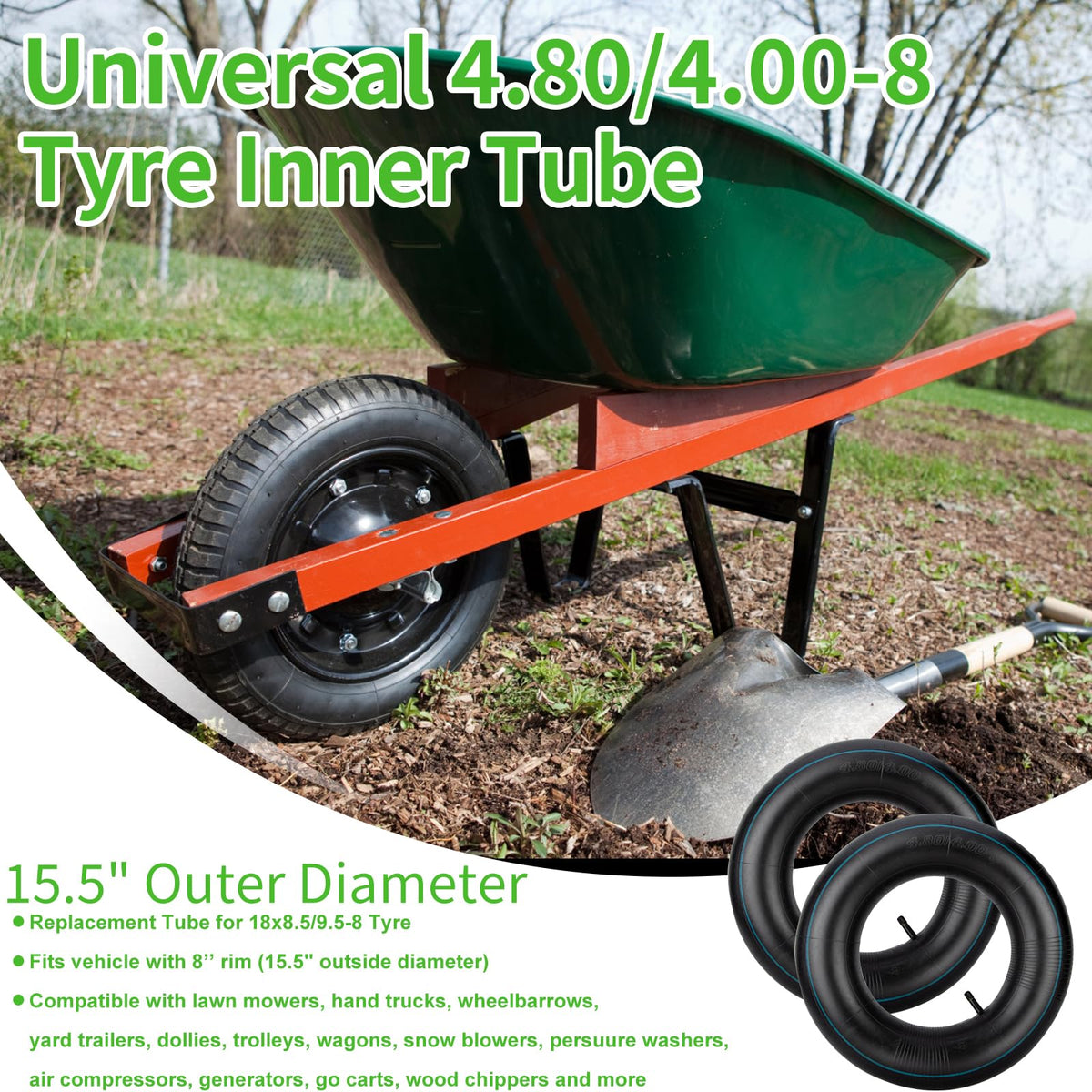 SPORTYOUTH heavy-duty rubber inner tube for durable, airtight performance.