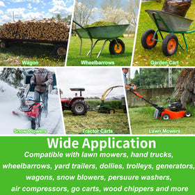 SPORTYOUTH compatible with lawn mowers, wheelbarrows, trailers, and more.