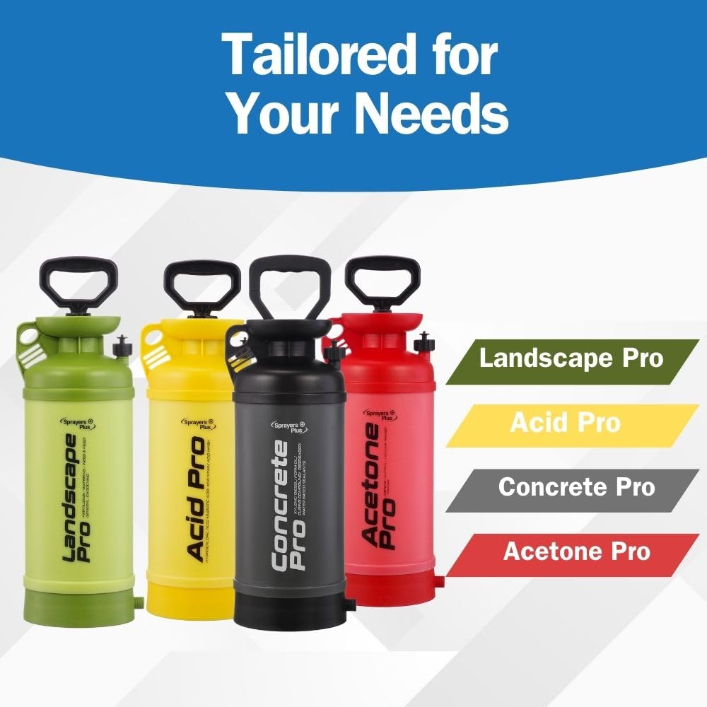 Sprayers Plus Acid Sprayer 2G chemical resistant hose for durable, leak free operation.