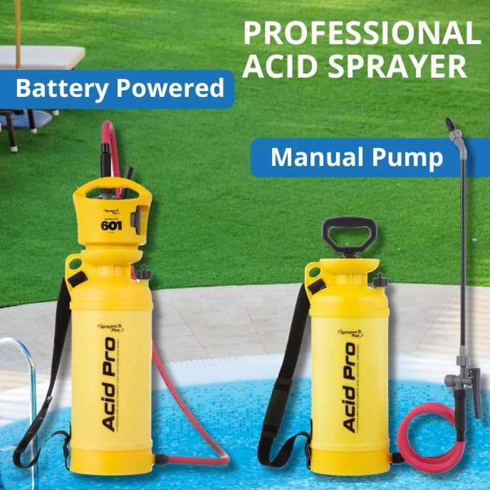 Sprayers Plus Acid Sprayer 2G pressure relief valve for safe operation.