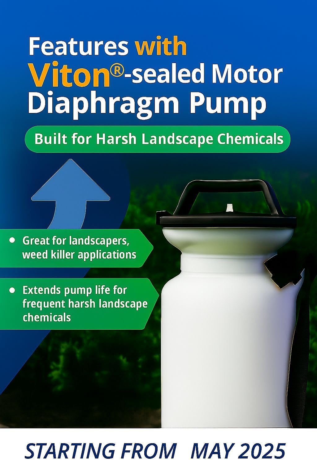 Brass wand and adjustable nozzle enable precise spray control for weeds and delicate plants