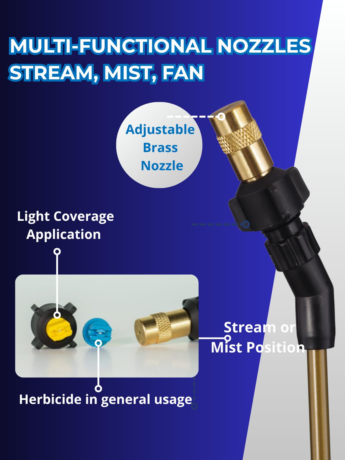 Chemical-resistant wand and seals offer durable reliability for diverse tasks