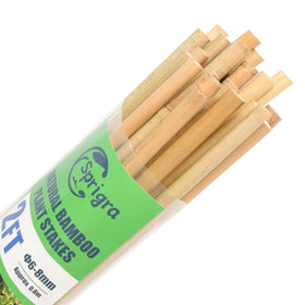 Sprigra bamboo stakes 2ft, 35-pack, providing sturdy support for climbing plants.