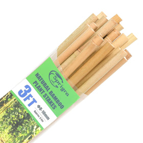 Sprigra bamboo stakes 3ft pack display for sturdy garden support