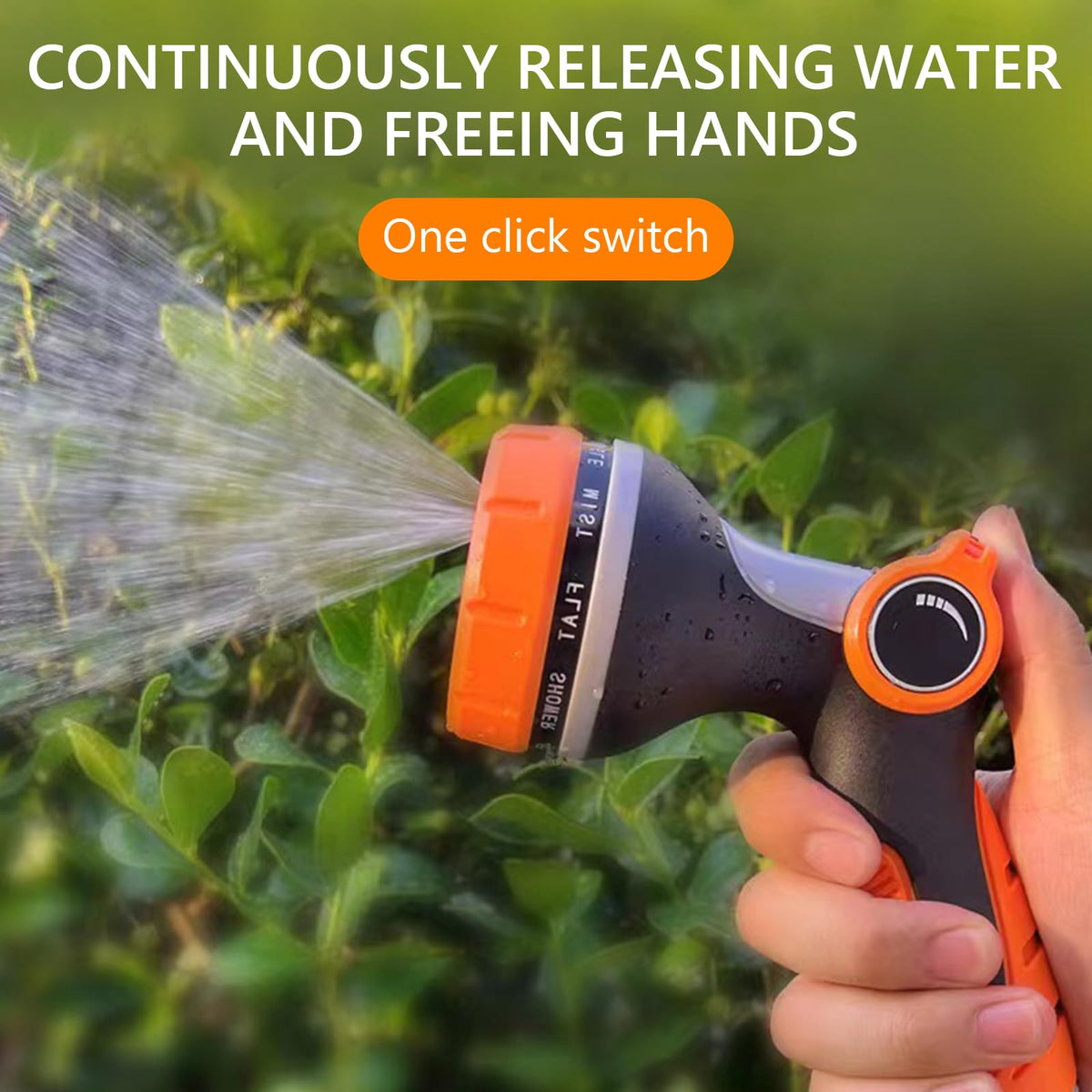 Ten-pattern SPRIKIR nozzle enables powerful jet and gentle mist for tasks