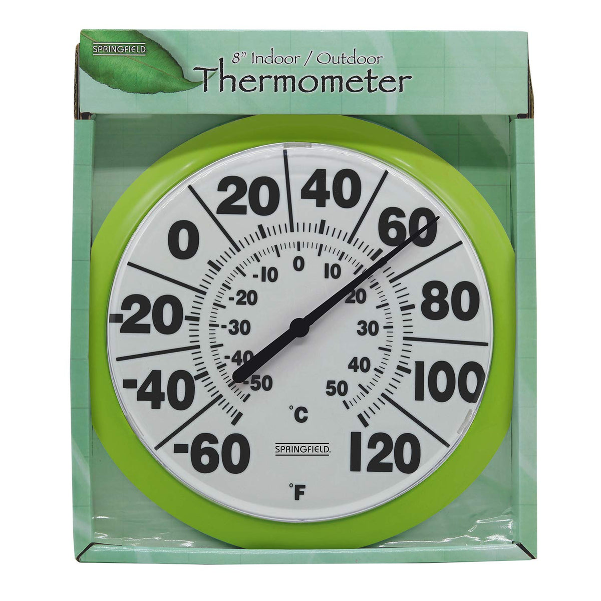 Springfield thermometer offers -60 to 120 degree range for versatile monitoring