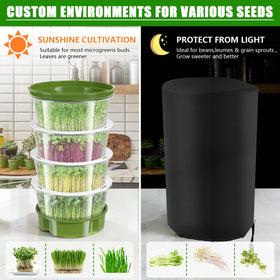 SprintGy four-layer design offers flexible harvesting from small to larger batches.